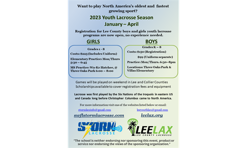 2023 Spring Registration